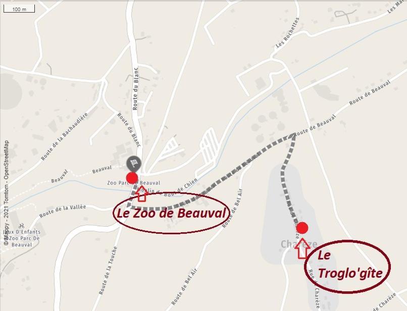 Le Troglo'Gite, 500M A Pied Du Zoo De Beauval Seigy Εξωτερικό φωτογραφία